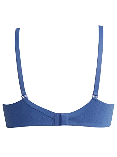 Image of Dazzle Womens Lightly Padded T-Shirt Bra | Non-Wired, Moderate Coverage, Stretch Cotton, Hand Washable, Regular Wear (DB545, Pack of 1)