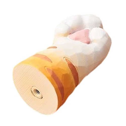 Percha de pared adhesiva con forma de pata de gato para mochila y corona de hogar 7