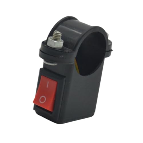 Vsenkes ハンドルバーLEDオンオフスイッチ 電動三輪車用ユニバーサルハンドルバーリフィットヘッドライトスイッチ, B