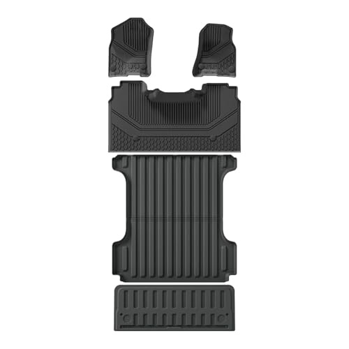 Tapis de sol pour Dodge Ram 1500 anti-saleté protection TPE noir