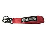 Ewein 1pc Weave Tag Keychain Key Ring Embroidered Keychain Motorcycle Superbike Scooter Car ATV UTV House Keys Chain Office ID Biker Accessories Works with (Yamaha)