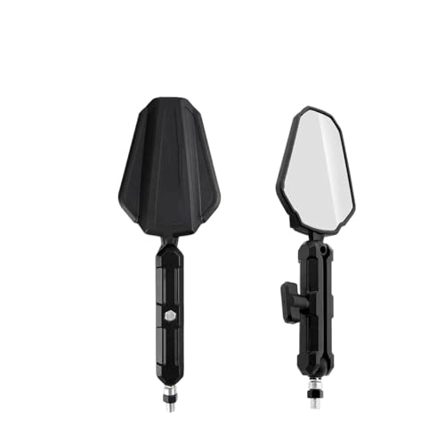 Rétroviseur embout guidon universel et pliable pour moto et quad