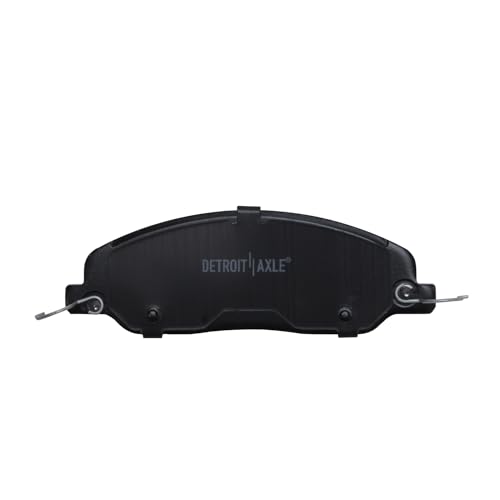 Image of Detroit Axle - Front Brake Pads for Ford 2005-2010 Mustang 2006 2007 2008 2009 Ceramic Brake Pads w /Hardware Replacement