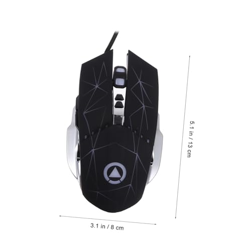 Ratón gaming silencioso con cable USB e iluminación para PC 2