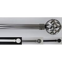 Gardinia Bastone Per Tende, Metallo, Allungabile, Montaggio Senza Trapano Ne Viti Diametro 2326 Mm Lunghezza 80 130 Cm Bianco 10185861