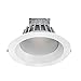 Morris Products 72690 LED Downlight - New Construction 10" 50W 5000K Aluminum Baffle Trim, 1 Pack