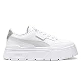 PUMA Womens Mayze Stack Platform Lace Up Sneakers Shoes Casual - White - Size 10 M