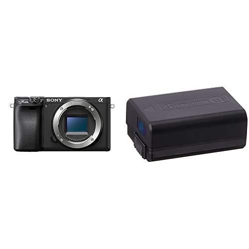 SonyAlpha a6400 Mirrorless APS-C Camera with Extra Sony NP-FW50 W-series Rechargeable Battery Pack