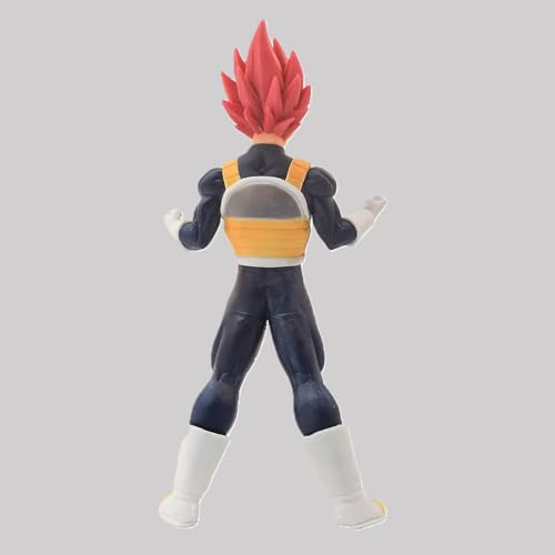 Image of Awestuffs Vegeta DBZ Large Action Figure Limited Edition Figure Manga Toy Collectible (Vegeta Red)