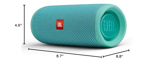 Image of JBL Flip 5 (Teal) + Bundle with divvi! Protective Hardshell Case
