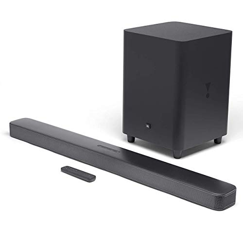 JBL Bar 5.1 Surround - Sound Bar mit Subwoofer in Schwarz - Mit MultiBeam-Technologie, Chromecast & Airplay 2