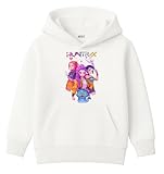 artist market felpa cappuccio di huntrix kpop demon hunter merch | cotone altà qualità (it, età, 9 anni, 11 anni, regular, bianco)