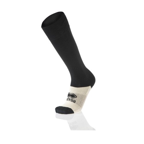 Errea Con Piede Pi Calzini Sportivi, Unisex bambini, Nero, Taglia Unica