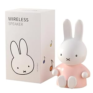 MIPOW x Miffy 2026 New Model Bluetooth Speaker, Portable Wireless HD Stereo, Bluetooth 5.0, 220g Lightweight, 38H Playtime, 15m Range (Pastel Pink),Christmas Gifts for Girls
