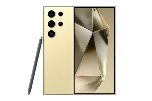 Image of Samsung Galaxy S24 Ultra 5G, US Version, 1TB, Titanium Yellow - Unlocked (Renewed)