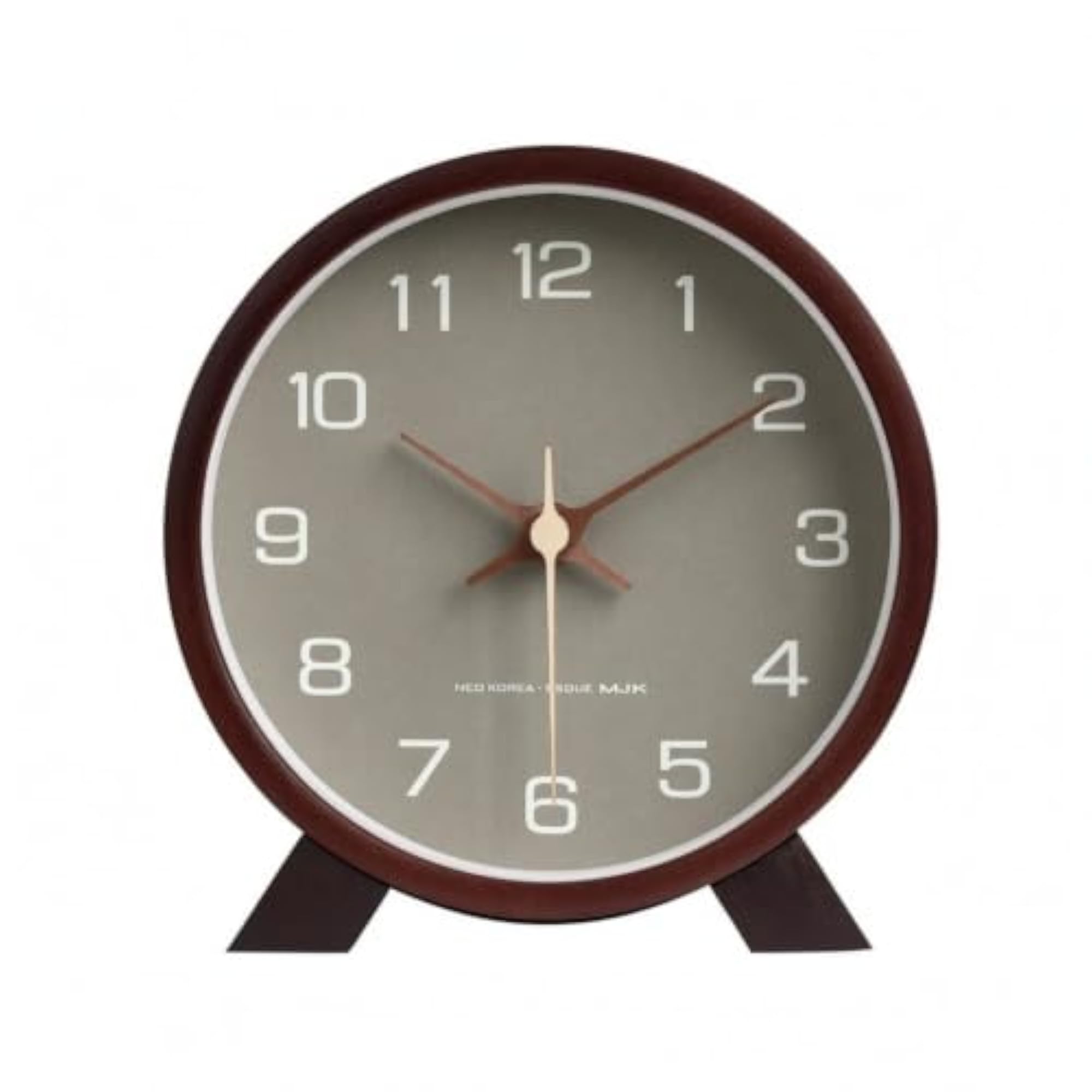 Silent Non-Ticking Small Round Desk Clock
