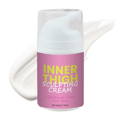 Crema Hidratante para Piernas - Loción Suavizante 50g Efecto Alisado | Loción Reductora para Muslos Internos, Textura No Grasa de Absorción Rápida para Viajes