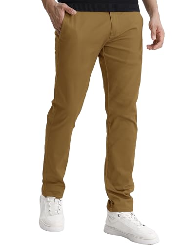 Image of Match Men's Regular Fit Comfort Stretch Casual Chino Pants