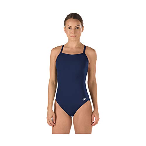 Speedo Women's Swimsuit One Piece Endurance+ Flyback Solid Adult Team Colors