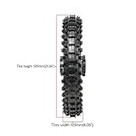 90100-14-Dirt-Bike-Tire-and-Rim-Rear-for-125cc-140cc-150cc-160cc-Dirt-Pit-Bikes-KLX-SSR-185x14-15mm