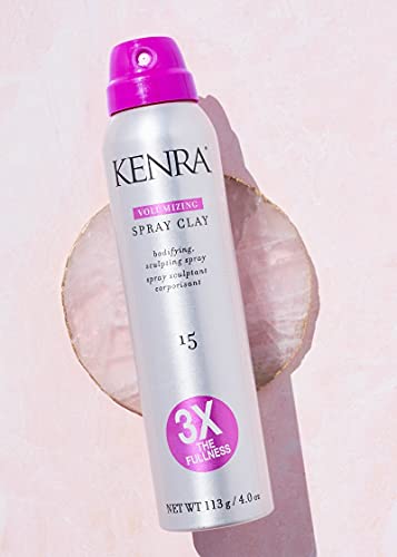 Image of Kenra Volumizing Spray Clay 15 | Bodifying, Fullness Spray | 3X The Fullness | Medium Hold | Provides Texture & Volume With A Long-Lasting Finish | All Hair Types