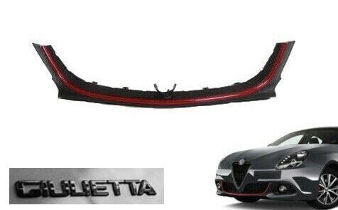 Spoiler Dam Anteriore compatibile con Alfa Romeo Giulietta Bordo Rosso