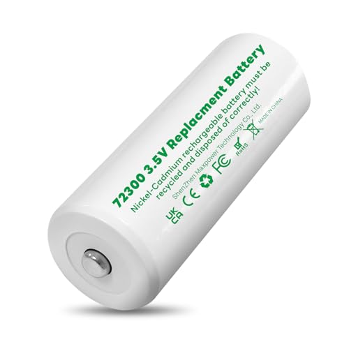 HUAENG Replacement Battery for Welch Allyn 72300 3.5V 1500 mAh Rechargeable Battery Fits for Welch Allyn Otoscope 71000-A 71000-C