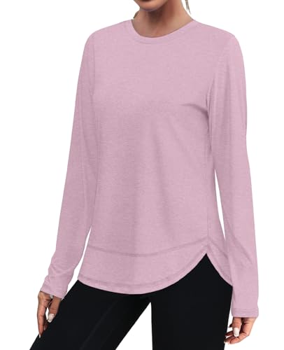 Image of XIEERDUO Women's Workout Tops Long Sleeve Shirts Sun Protection UPF 50+ Quick Dry Shirts for Hiking Running S-3XL