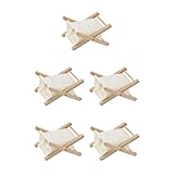 tieedhfu 5 Juegos de Cesta de ropa plegable a escala 1/12, muebles, modelo de casa Interior, decoración, regalo, almacenamiento de ropa sucia, Mini armario