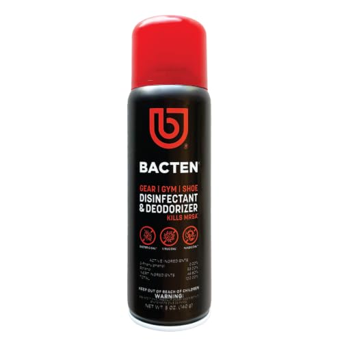 10 Seconds - Household Disinfectant Spray & Deodorizer - Great for Shoes and Gym Equipment! Superior Germ-Killing and Odor Elimination, Fights Staph, Athlete's Foot, Strep, MRSA. (Pack of 2)