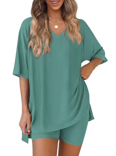 PRETTYGARDEN 2 Piece Sets for Women Summer 2026 Lounge Short