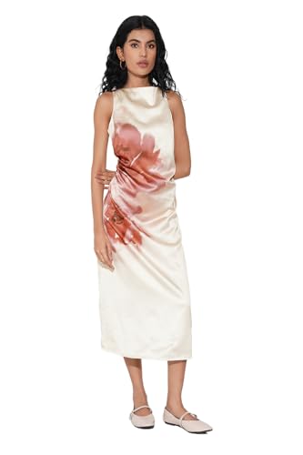 Image of Annabelle by Pantaloons Women's Polyester Classic Midi Dress