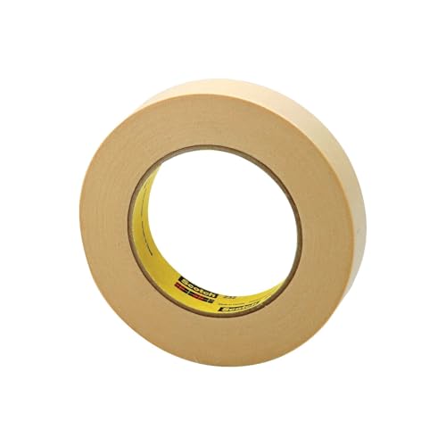 3M High Performance Masking Tape 232, Tan, 24 mm x 55 m, 6.3 mil