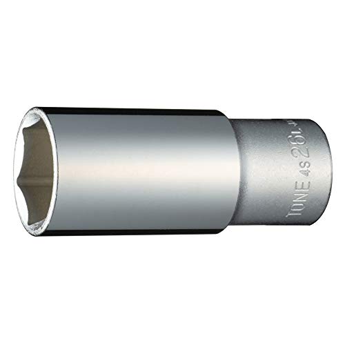 Tone 4S-26L Deep Socket (Hex), 1/2 inch (12.7 mm), Width of Two Faces 1.0 inches (26 mm)