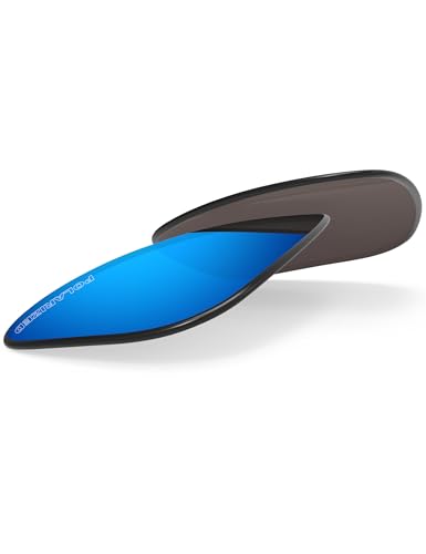 Image of BLAZERBUCK Polycarbonate Polarized Replacement Lenses for BOSE Tenor BMD0010 Sunglasses- Ice Blue