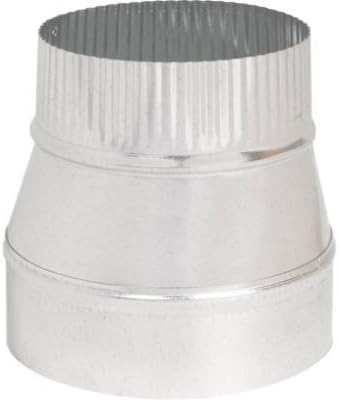 Imperial 8 in. Dia. x 7 in. Dia. Galvanized Steel Stove Pipe Reducer