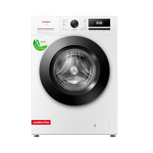 Corberó - Lavadora Carga Frontal | CLH9405ME | 9 Kg | 1400 RPM | Inverter | 15 Programas | Vapor | Antialérgica | Inicio Diferido | Blanco