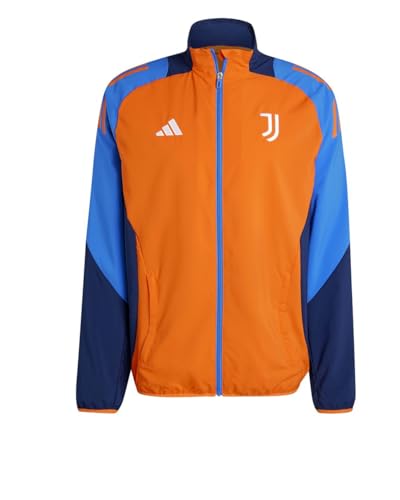 adidas Juventus - Chándal para hombre, diseño del FC Juventus, color naranja (IT, texto, M, Regular, Regular)