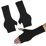 HEIBTENY Muñequeras protectoras para patinaje sobre hielo con almohadilla de palma antigolpes de 15 mm de grosor para patinaje, esquí y otros deportes de invierno (L)