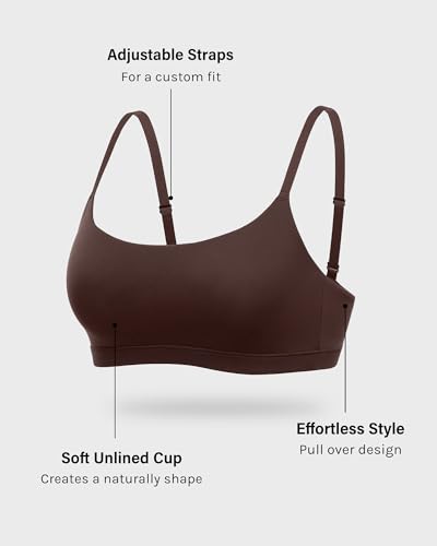 Image of INLYRIC Women's Inbarely Soft Bralettes - Cami Bras No Underwire Seamless Unlined Comfort Bralette
