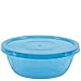 DecorRack Serving Bowl with Lid, Extra Large Bowl for Salad, Snacks, Dough Kneading, Durable Big Plastic Mixing Bowl with Tight Lid, Vibrant Party Decor, Random Colors (1 Container)