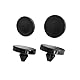 JNNJ JNNJ 12 Stück Auto Bremse/Kupplung Pedal Stopper Pad Ersatzteile, Universal Bremsschalter Pedal Stopper, Hartgummi Langlebiger Bremsschalter-Stopper für Verkehr(Schwarz)