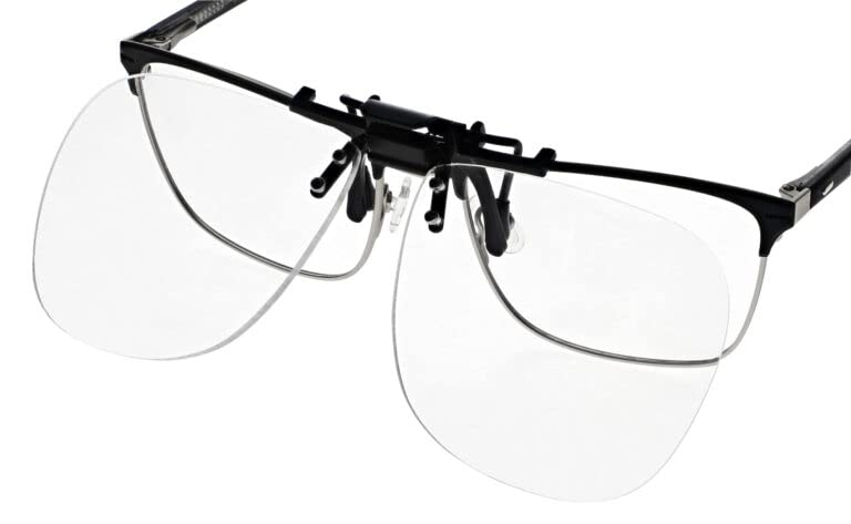 Large Clear Magnifying Clip-Ons