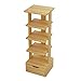 OMING Portascarpe Scarpiera Multi-Strato for Uso Domestico Economico Scarpiera Economica for Spazio Salva Recinzione Multifunzione (Colore Teak) Scarpiera impilabile (Color : Natural, Size : M)