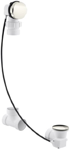 Kohler K-7214-Sn Clearflo Cable Bath Drain Plumbing Fixture, Vibrant Polished Nickel #TOP22