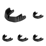 Opro Snap-Fit Mouthguard, Kids, Jet Black (Pack of 5)