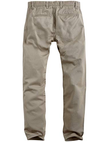 Image of Match Mens Regular-Fit Casual Flat Front Chino Pants