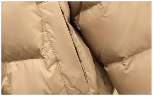 Cozy Orange Women's Lightweight Down Coat with Stand Collar – Perfect for Chilly Days! - Image 3