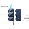 Colibri Quasar II Double Flame Torch Lighter with Punch - Navy