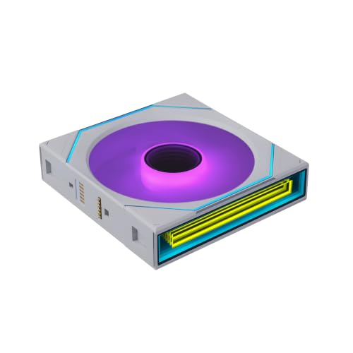 Image of Lian Li UNI Fan SL-INF Flex 120mm Reverse Blade ARGB Fan, 3 Pack, Controller Included, White (12RSLIN1F3W)